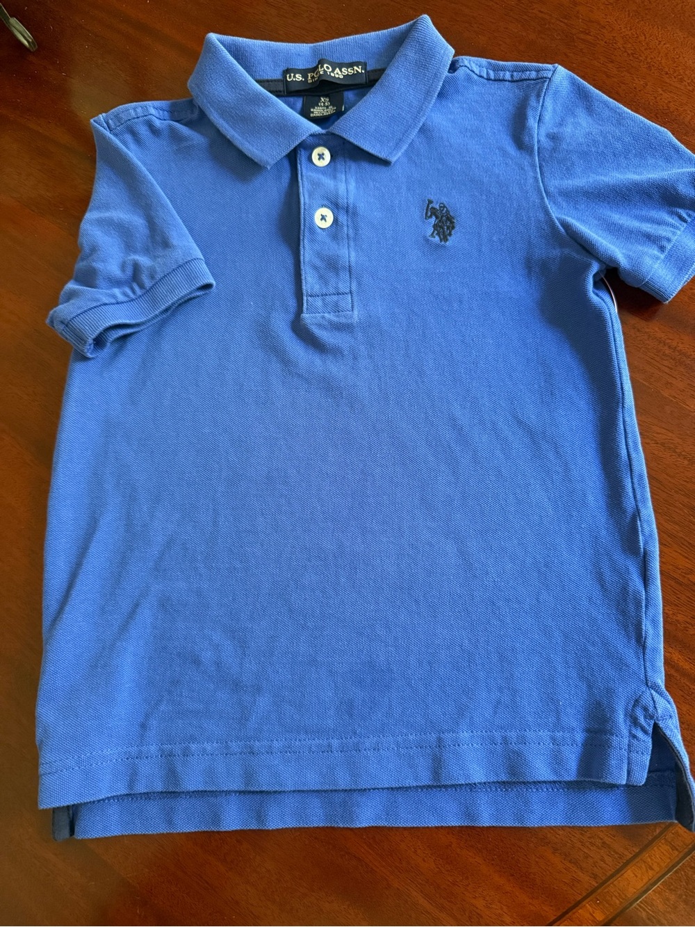 U.S. Polo Assn. Boys Royal Blue Short Sleeve Polo